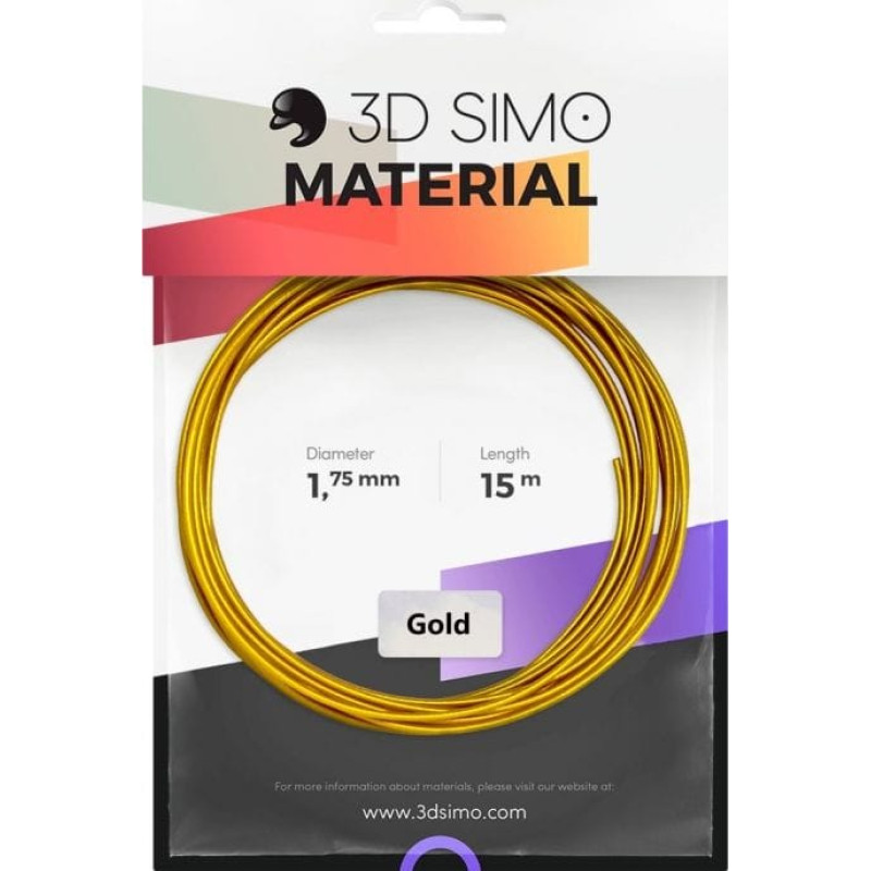 3Dsimo Filament GOLD złoty (G3D3008)