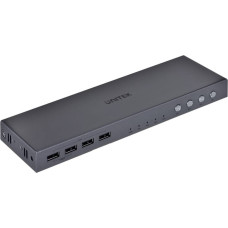 Unitek Przełącznik Unitek Unitek Przełącznik KVM 4K HDMI 2.0 4-in 1-out +USB