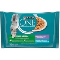 Purina Nestle ONE Indoor GiG Tunczyk 12 4x85g