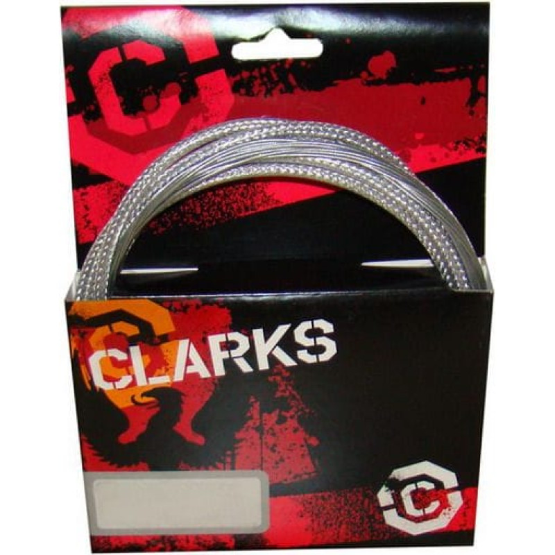 Clarks Zestaw hamulcowy CLARK'S PRE LUBE CARBON Mtb pancerz srebrny karbon