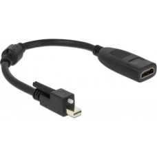 Delock Adapter AV Delock DisplayPort Mini - HDMI czarny (62640)