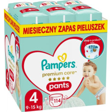 Pampers Pieluchomajtki Pants Premium Care 4, 9-15 kg, 114 szt.