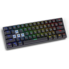 Savio Mechanical Keyboard BLACKOUT Blue (Outemu Blue), black