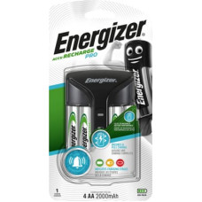 Energizer Pro ACU HR6 POW battery charger + 2 AA 2000 mAh batteries