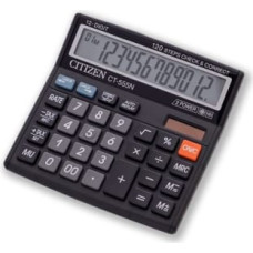 Citizen CT-555N OFFICE CALCULATOR, 12-DIGIT, 130X129MM, BLACK