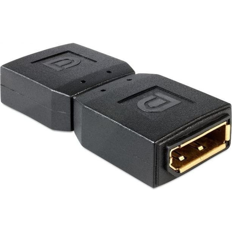 Delock Adapter AV Delock DisplayPort - DisplayPort czarny (65374)