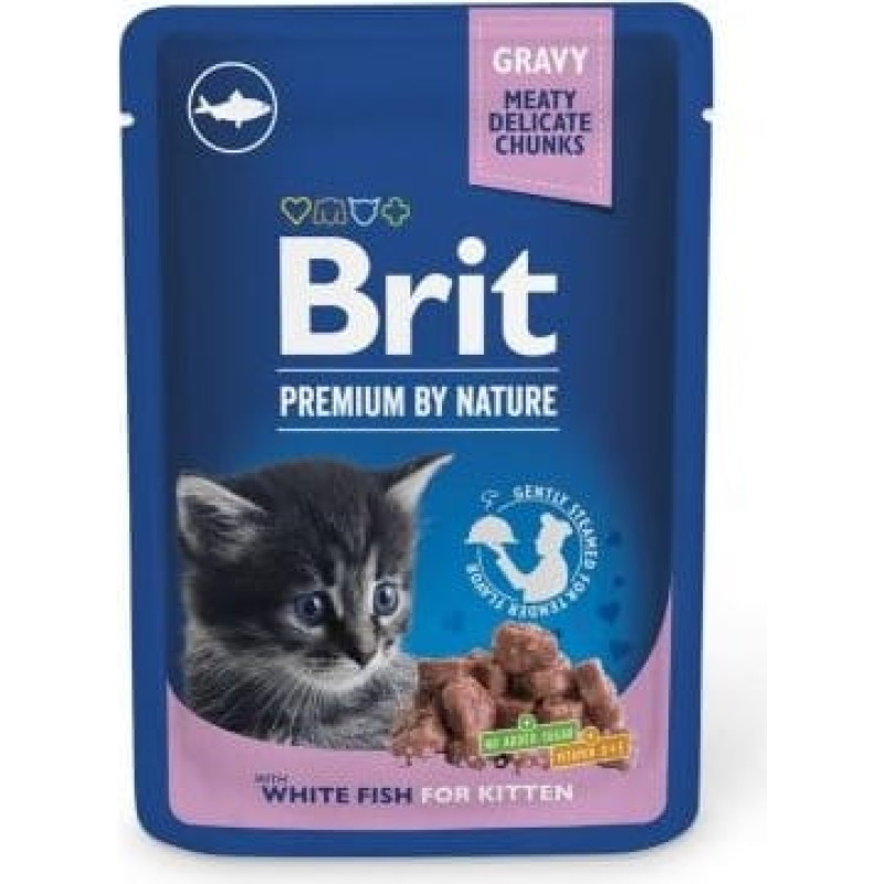 Brit Premium By Nature White Fish Kitten 100g