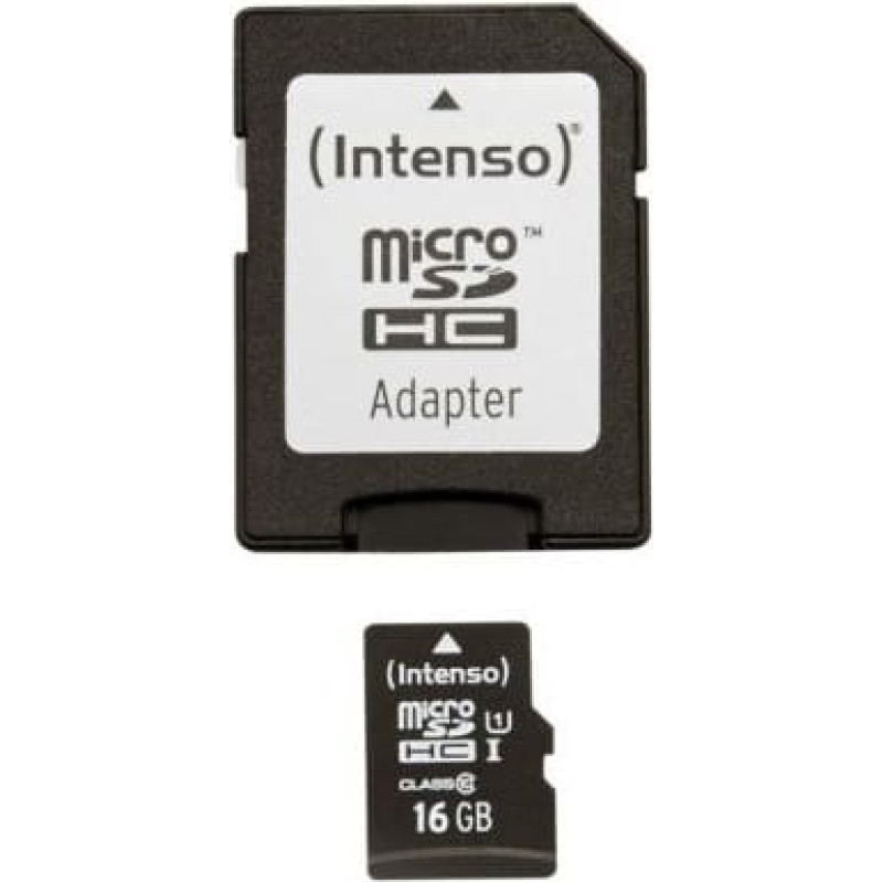 Intenso MEMORY MICRO SDHC 16GB UHS-I/W/ADAPTER