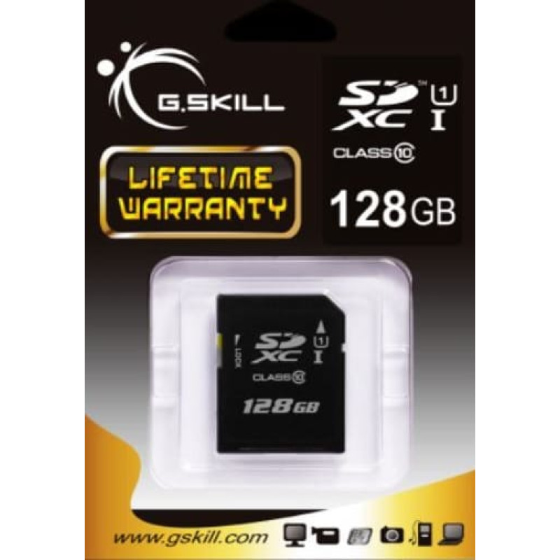 G.skill Karta G.Skill SDXC 128 GB + 128 GB Class 10 UHS-I  (FF-SDXC128GN-U1)