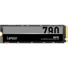 Lexar SSD NM790 2TB M.2 PCIe Gen4 NVMe Write speed 6500 MBytes/sec Read speed 7400 MBytes/sec 2.45mm TBW 1500 TB MTBF 1500000 hours