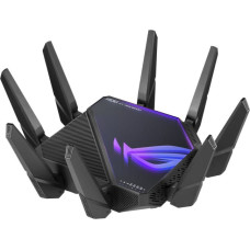 Asus ROG Rapture GT-AXE16000 wireless router 10 Gigabit Ethernet Tri-band (2.4 GHz / 5 GHz / 6 GHz) Black