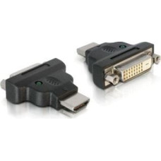 Delock Adapter AV Delock HDMI - DVI-D czarny (65020)