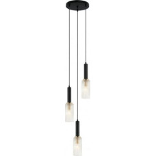 Italux Lampa wisząca Italux Perola nowoczesna czarny  (PND-43309-3 BK+BR)