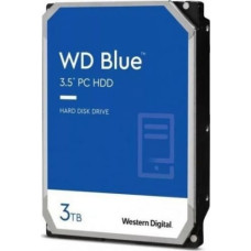 WD Dysk WD HDD|WESTERN DIGITAL|Blue|3TB|SATA|256 MB|5400 rpm|3,5