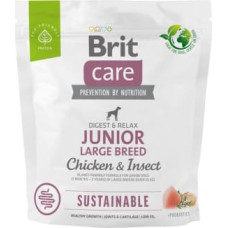 Brit Care Dog Sustainable Junior Large Breed Chicken & Insect - dry dog food - 1 kg