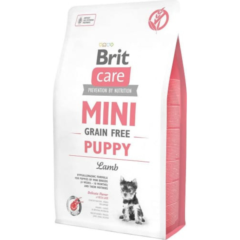 Brit Care Mini Grain-Free Puppy Lamb - dry dog food - 2 kg