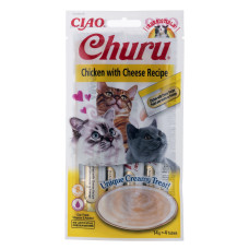 Inaba Churu Chicken with cheese - cat treats - 4x14 g