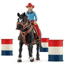 Schleich Farm World Barrel Racing mit Cowgirl