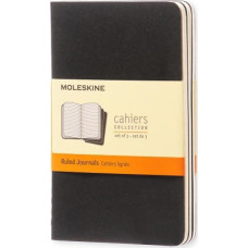 Moleskine ZESTAW 3 ZESZYTÓW MOLESKINE CAHIER JOURNALS P (9X14CM) W LINIE