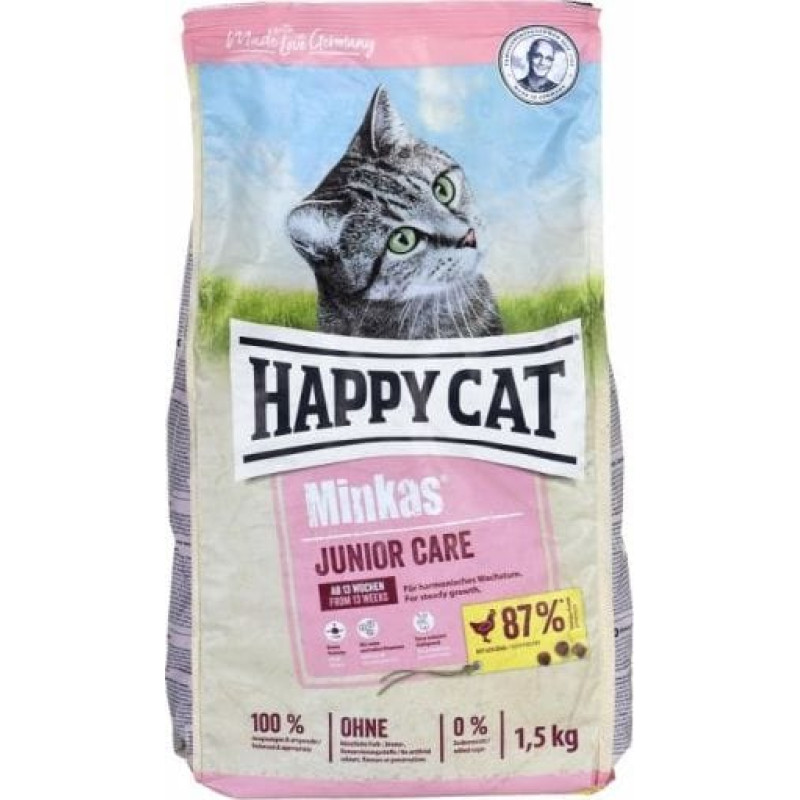 Happy Cat Happy Cat Minkas Junior Care Drób 1,5 kg