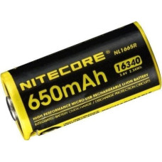 Nitecore Nitecore 16340 - 650mAh 3,6V - 3,7V NL1665R Li-ion z micro USB