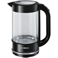 Bosch TWK70B03 electric kettle 1.7 L 2400 W Black, Transparent