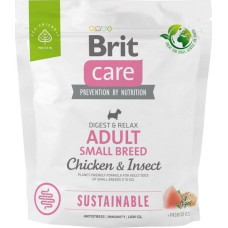 Brit Care Dog Sustainable Adult Small Breed Chicken & Insect  - dry dog food - 1 kg