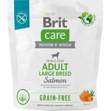 Brit Dry food for adult dogs, large breeds - BRIT Care Grain-free Adult Salmon- 1 kg