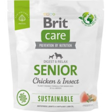 Brit Care Dog Sustainable Senior Chicken & Insect - dry dog food - 1 kg