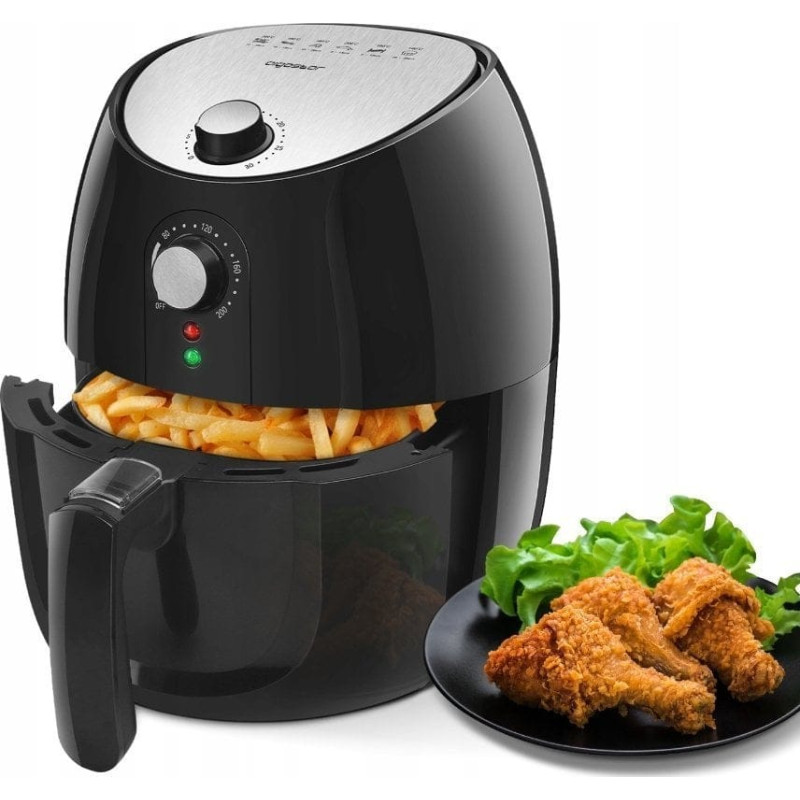 Noname Frytkownica Air Fryer-Mechanical dual pot 1500W 3.5L Black（Offine） VDE/Hayden