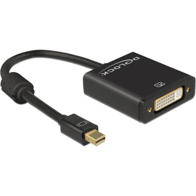 Delock Adapter AV Delock DisplayPort Mini - DVI-I czarny (62603)