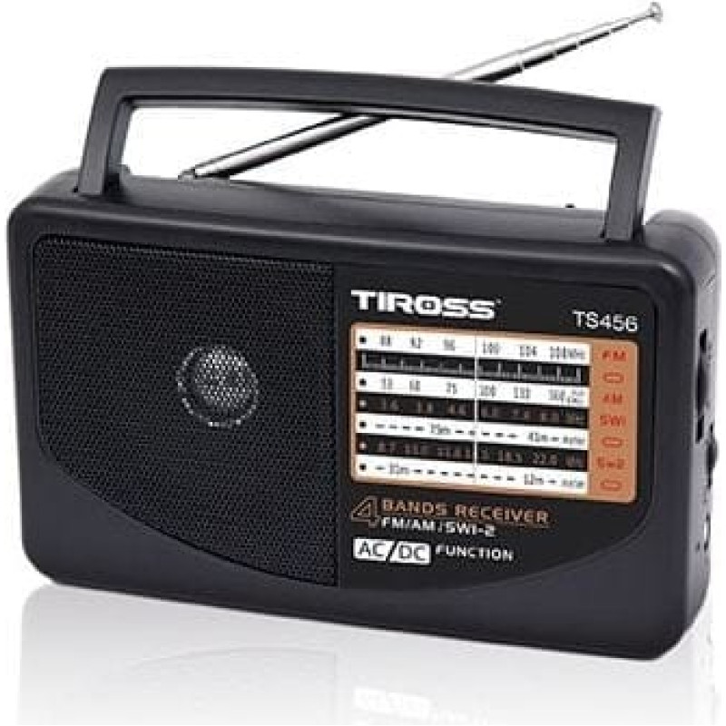 Tiross Radio Tiross Radio przenośne TS456 zasilanie AC i DC Tiross () - 79723