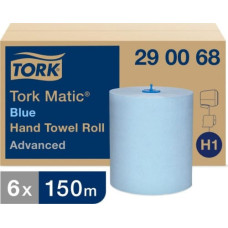 Tork Tork Matic - Ręcznik w roli, niebieski, celuloza + makulatura - 150 m