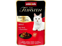 Animonda vom Feinsten Beef, turkey fillet - wet cat food - 85 g