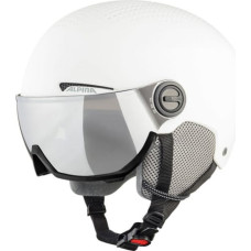 Alpina WINTER HELMET ALPINA ARBER VISOR Q-LITE WHITE MATT 54-58