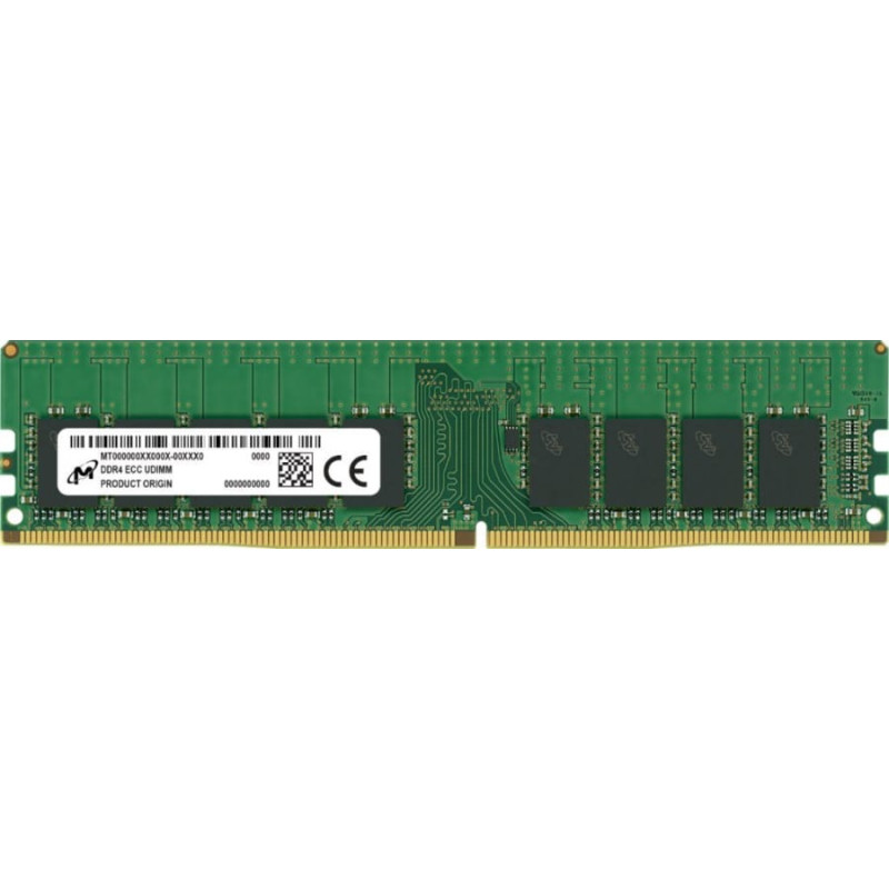 Micron Server Memory Module DDR4 16GB UDIMM/ECC 3200 MHz CL 22 1.2 V