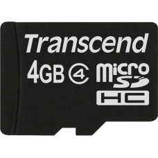 Transcend Karta Transcend MicroSDHC 4 GB Class 4  (TS4GUSDC4)