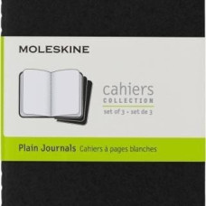 Moleskine ZESTAW 3 ZESZYTÓW MOLESKINE CAHIER JOURNALS P (9X14CM) GŁADKI