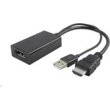 Premiumcord Adapter AV PremiumCord HDMI - DisplayPort + USB-A czarny