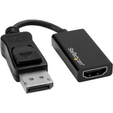 Startech Adapter AV StarTech DisplayPort - HDMI czarny (DP2HD4K60S)