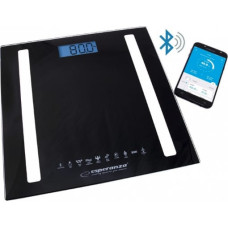 Esperanza EBS016K personal scale Electronic personal scale Square Black