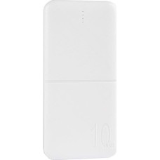 Maxximus Powerbank Maxximus POWERBANK MX COCO 10 000 mAh, 2xUSB, 10W Li-Po, WHITE / BIAŁY, + kabel microUSB