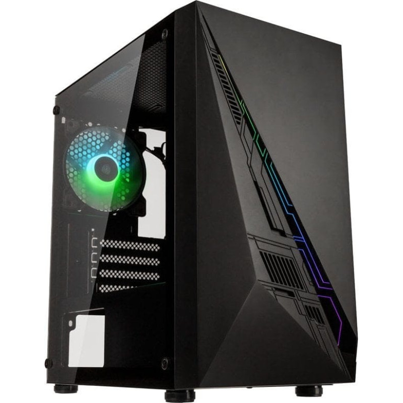 Kolink Obudowa Kolink Kolink Inspire K2 Plus ARGB Micro-ATX Case, Tempered Glass - black