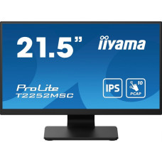 Iiyama ProLite T2252MSC-B2 (54.5 cm (21.5 Zoll), schwarz (matt), FHD, IPS, Touchscreen, HDMI)