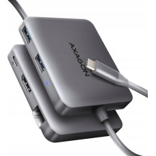 Axagon HUB USB Axagon HMC-5HL Wieloportowy hub 2x USB-A, 4K HDMI, GLAN, USB 3.2 Gen 1, PD 100W, 15cm USB-C kabel