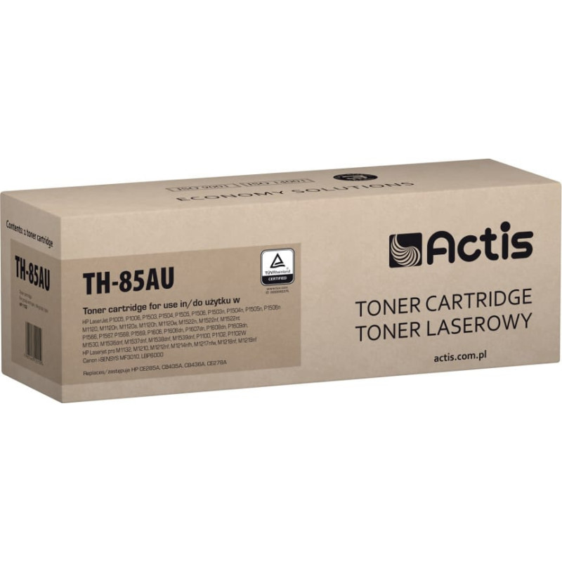 Actis TH-85AU Universal toner for HP printers, Replacement HP CE285A, CE278A, CB435A, CB436A, Standard; 2100 pages; black