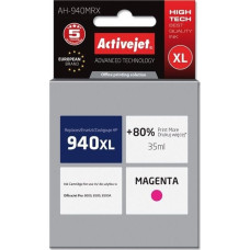 Activejet Ink Cartridge AH-940MRX for HP Printer, Hp 940XL C4908AE Compatible;  Premium;  35 ml;  purple. Prints 80% more.