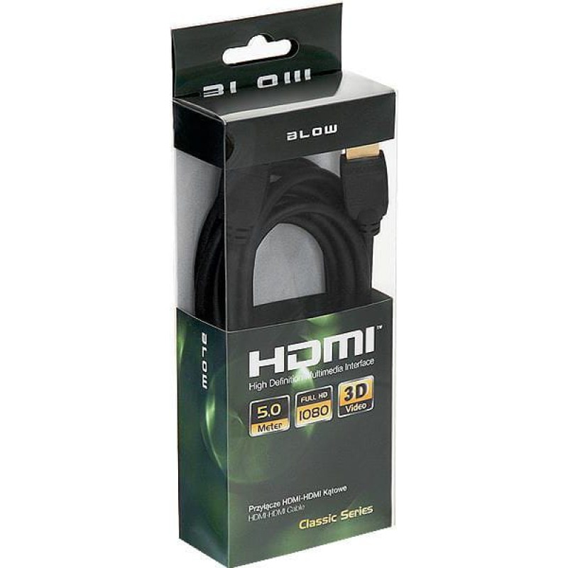 Blow Kabel Blow HDMI - HDMI 5m czarny (92-605#)