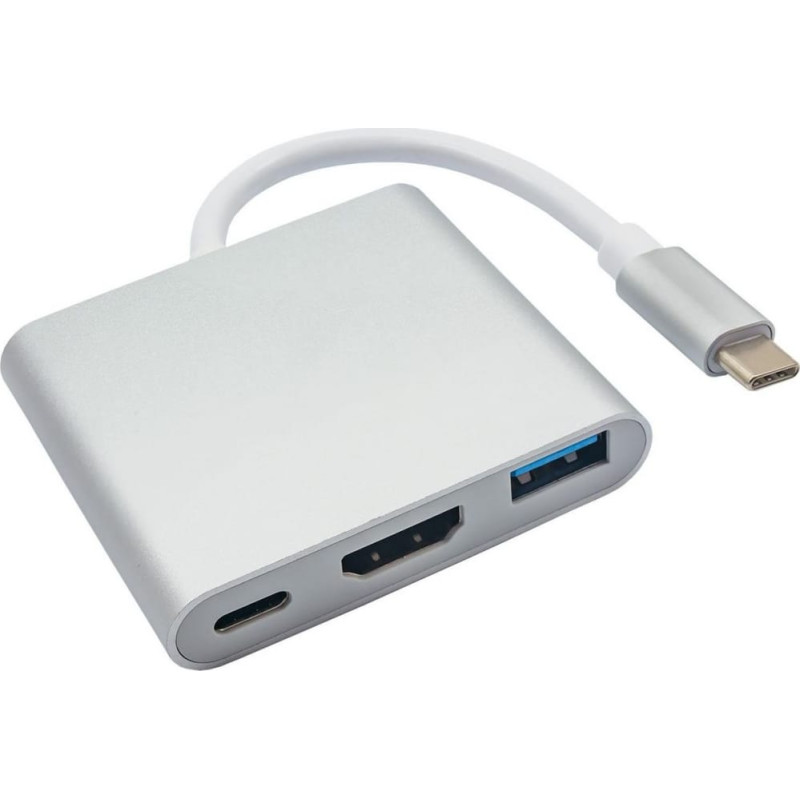 Akyga HUB USB TYPE C/USB 3.0/USB C/HDMI AK-AD-57