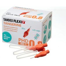 Tandex Tandex (25 szt.) szczoteczek Flexi UltraFine Tangarine (pomarańczowy)